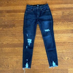 Lularoe distressed skinny denim jeans size 26